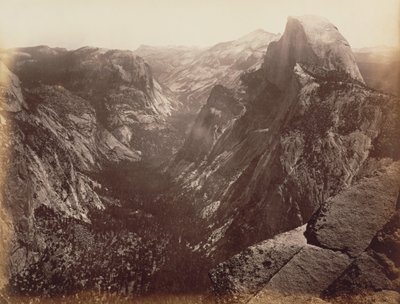 [Half Dome desde Glacier Point] de Carleton Watkins