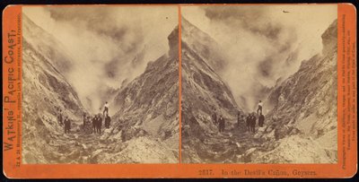 En el Cañón del Diablo, Geysers de Carleton Watkins