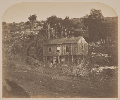 [Molino en Mariposa Creek] de Carleton Watkins