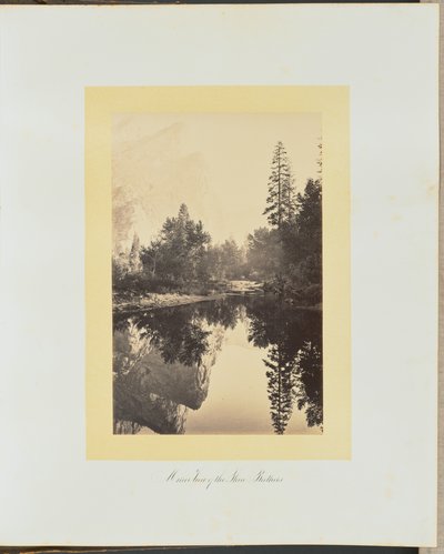 El espejo de los tres hermanos de Carleton Watkins