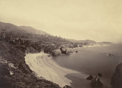 [Pacific Coast View] / [Gibson Beach, Pt. Lobos, Monterey Coast] de Carleton Watkins