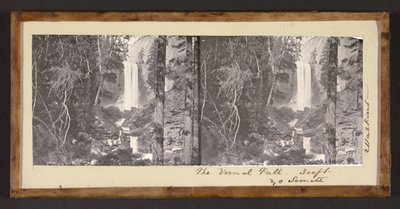 La caída vernal. 300 pies. Yo Semite de Carleton Watkins