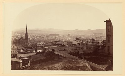 [Vista desde la residencia del Sr. Crocker, Cal St. Hill, mirando al sudeste] de Carleton Watkins