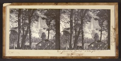 Cascadas de Yosemite. 2630 pies de Carleton Watkins