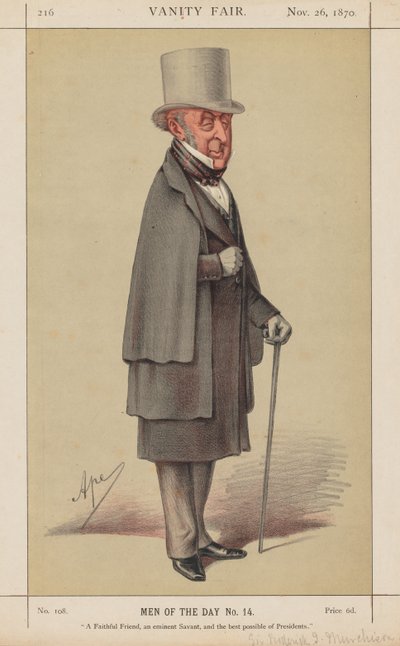 Vanity Fair: Men of the Day No. 14 "Un amigo fiel, un sabio eminente y el mejor de los presidentes posibles" de Carlo (Ape) Pellegrini