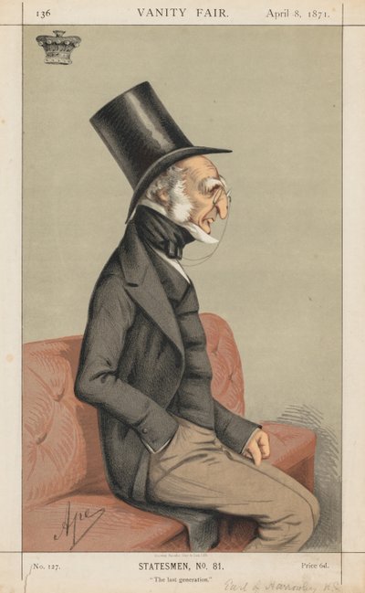 Vanity Fair: Estadista No. 81 La Última Generación, 1871 de Carlo