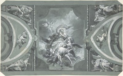 Estudio para la decoración de una bóveda, 1754-1815 de Carlo Alberto Baratta