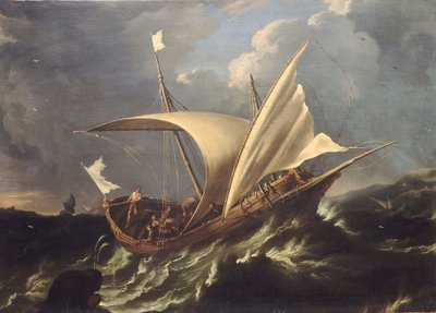 Jonás y la ballena, mediados del siglo XVII (óleo sobre lienzo) de Carlo Antonio Tavella