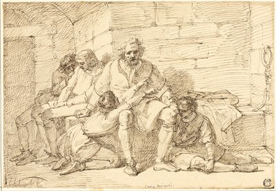 Ugolino y sus hijos en prisión de Carlo Arienti