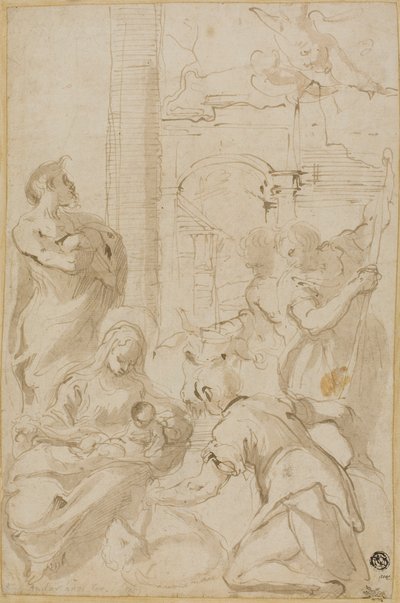 Adoración de los pastores de Carlo Bononi