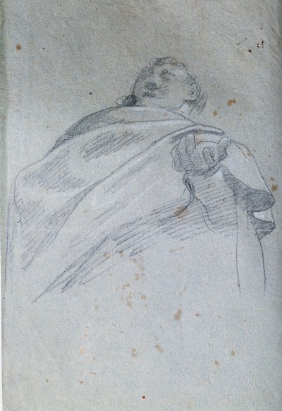 Busto de hombre con manto de Carlo Bononi