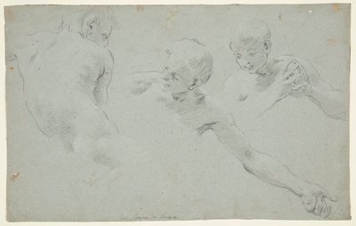 Estudios de figuras de Carlo Bononi