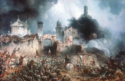 Batalla de Solferino de Carlo Bossoli