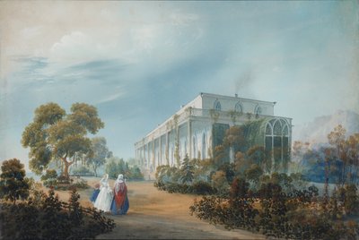 Finca Naryshkins en Miskhor, 1842 de Carlo Bossoli