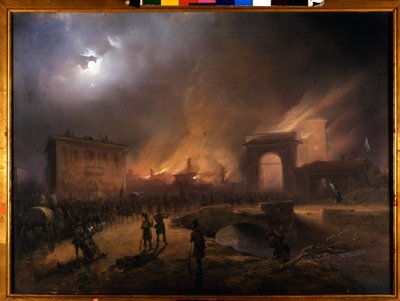Risorgimento: Los Cinco Días de Milán (Cinque giornate di Milano) (18-22 de marzo de 1848): este es uno de los primeros episodios de las Revoluciones de 1848 (parte de la Primera Guerra de Independencia Italiana) que vio el levantamiento de la población mi de Carlo Bossoli