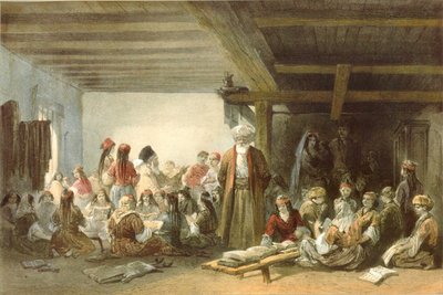 Escuela tártara para niños en Crimea de Carlo Bossoli