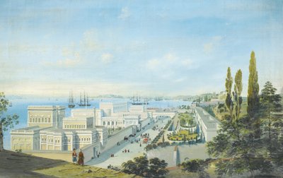 El Palacio Ciragan en Constantinopla de Carlo Bossoli