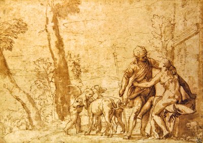 El Encuentro, c.1590 de Carlo Caliari