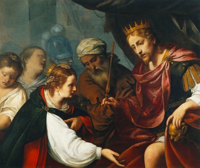 Ester ante Asuero de Carlo Ceresa