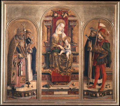 Tríptico de Camerino (Tríptico de San Domenico) de Carlo Crivelli