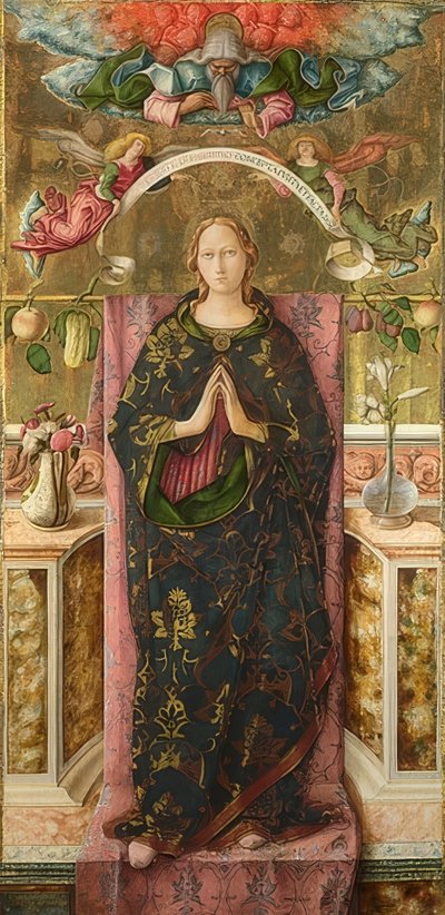 La Inmaculada Concepción. 1492 de Carlo Crivelli