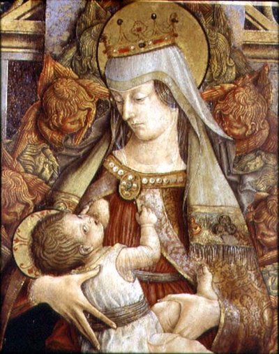 Madonna amamantando al Niño Jesús de Carlo Crivelli