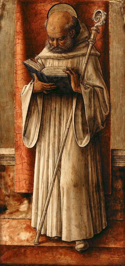 San Benito, c. 1490 de Carlo Crivelli