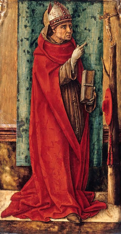 San Buenaventura, c. 1490 de Carlo Crivelli