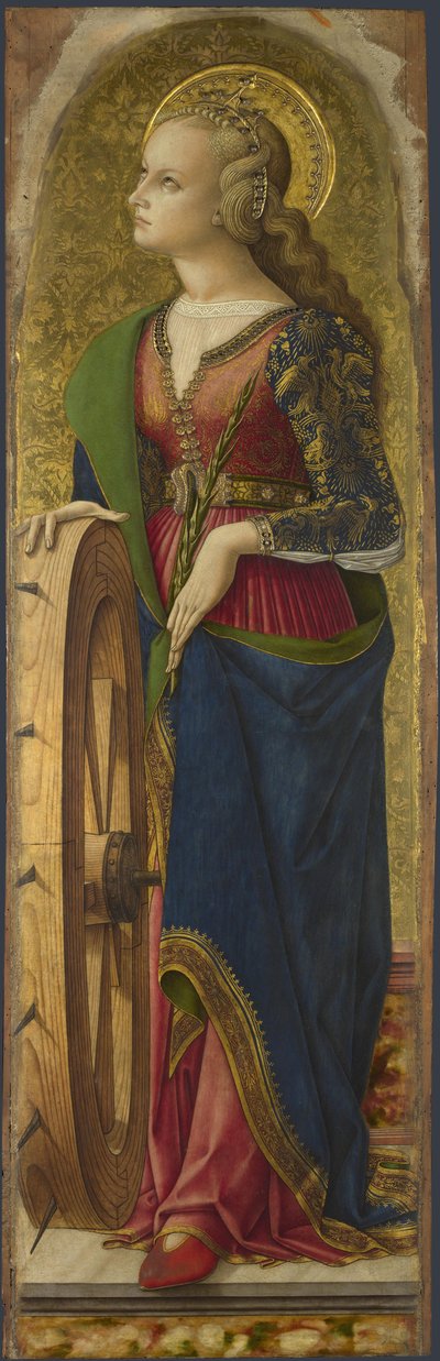 Santa Catalina de Alejandría, 1476 de Carlo Crivelli