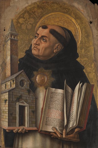 Santo Tomás de Aquino 1476 de Carlo Crivelli