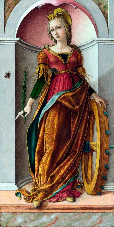 Santa Catalina de Alejandría de Carlo Crivelli