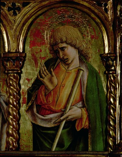 Santiago el Menor, (detalle) del políptico de Sant