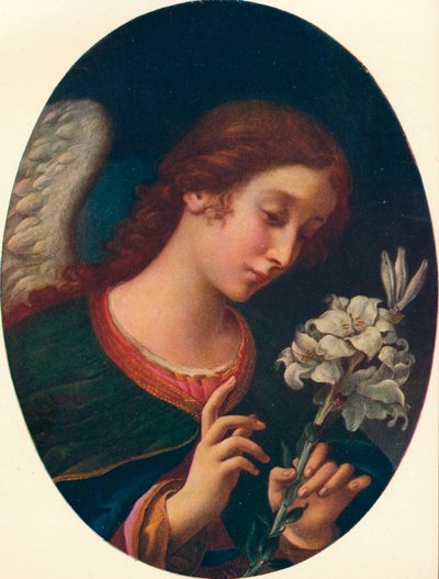 Ángel de la Anunciación, siglo XVII de Carlo Dolci