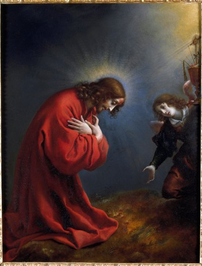 Cristo en el Huerto de los Olivos de Carlo Dolci