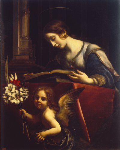 Santa Catalina, 1670 de Carlo Dolci