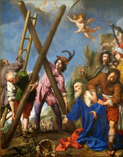 San Andrés rezando antes de su martirio, 1643 de Carlo Dolci