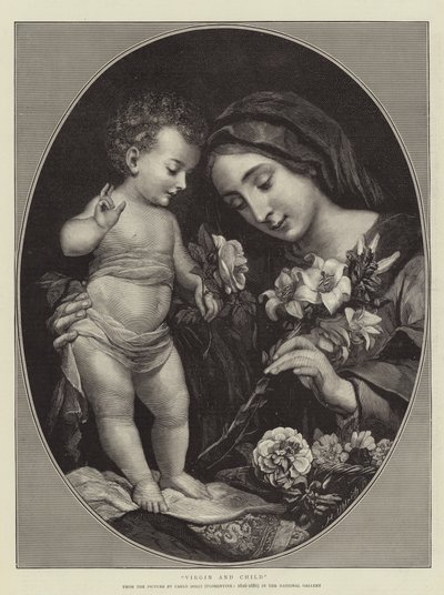 Virgen y Niño de Carlo Dolci