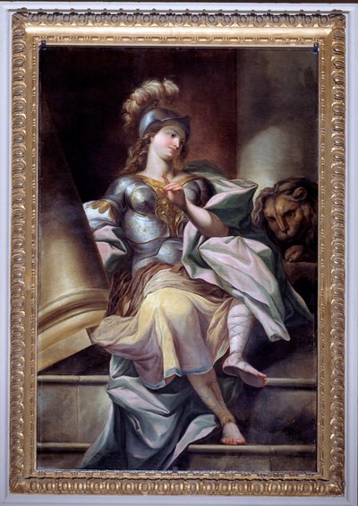 Alegoría de los trece valores de la república: la Fuerza (Pintura, después de 1783) de Carlo Giuseppe Ratti