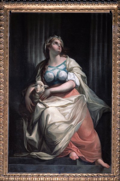 Alegoría de los trece valores de la república: la mansedumbre (Pintura, después de 1783) de Carlo Giuseppe Ratti