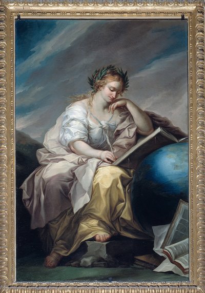 Alegoría de los trece valores de la república: la historia (Pintura, después de 1783) de Carlo Giuseppe Ratti