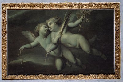 Putti (Pintura monocroma, después de 1783) de Carlo Giuseppe Ratti