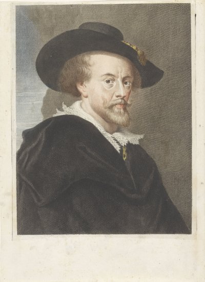 Retrato del artista Peter Paul Rubens Retratos de artistas (título de la serie) de Carlo Gregori (attributed to)