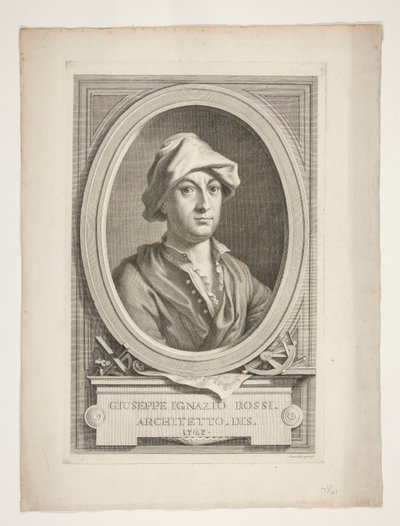 Retrato de Giuseppe Ignazio Rossi de Carlo Gregori
