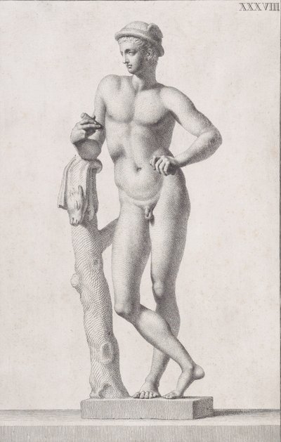 Estatua de Mercurio, 1734 de Carlo Gregori