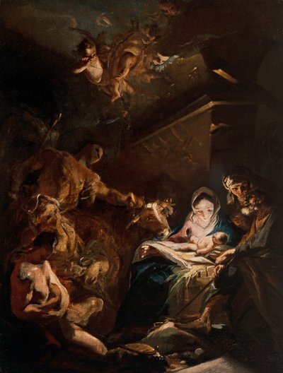 Adoración de los pastores de Carlo Innocenzo Carlone