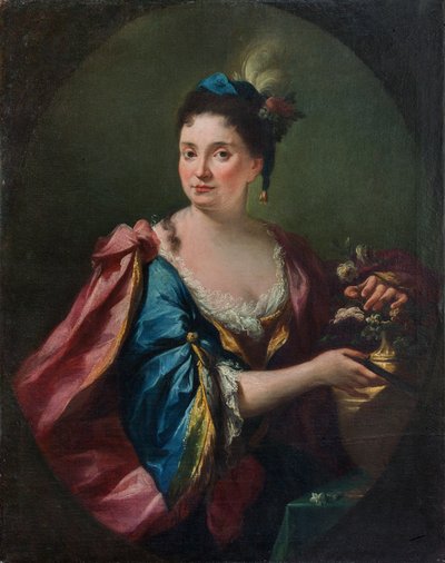 Retrato de Caterina Corbelini (?) de Carlo Innocenzo Carloni