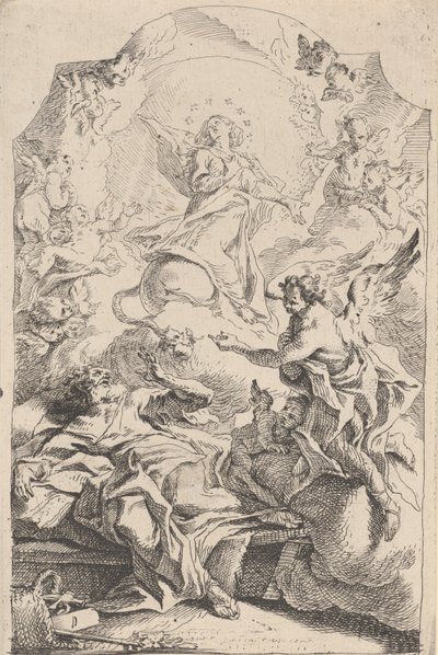La Anunciación a San José de Carlo Innocenzo Carloni