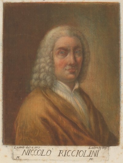 Niccolo Ricciolini de Carlo Lasinio, after Nicolò Ricciolini
