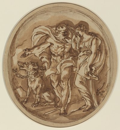 Plutón llevando a Proserpina a las puertas del infierno de Carlo Maratta