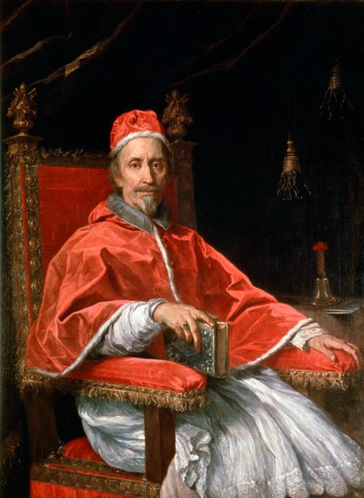 Retrato del Papa Clemente IX, 1669 de Carlo Maratta